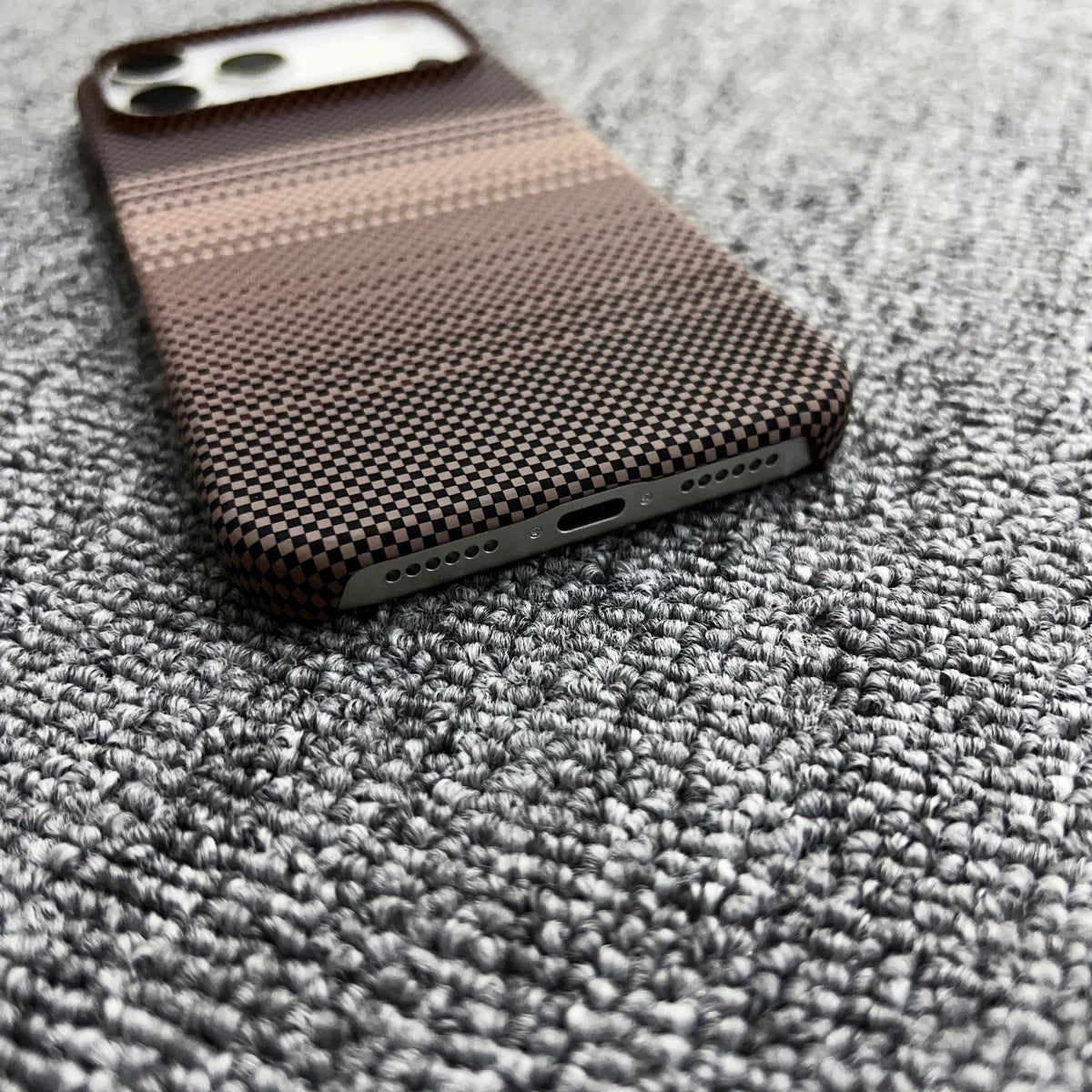Carbon Fiber Pattern Case