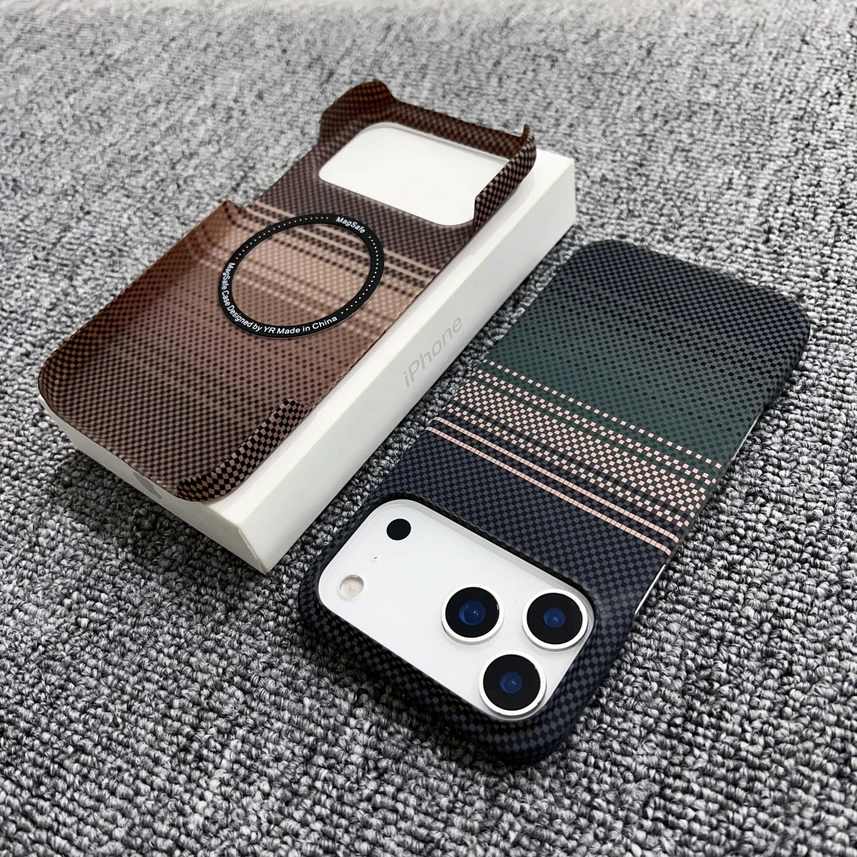 Carbon Fiber Pattern Case