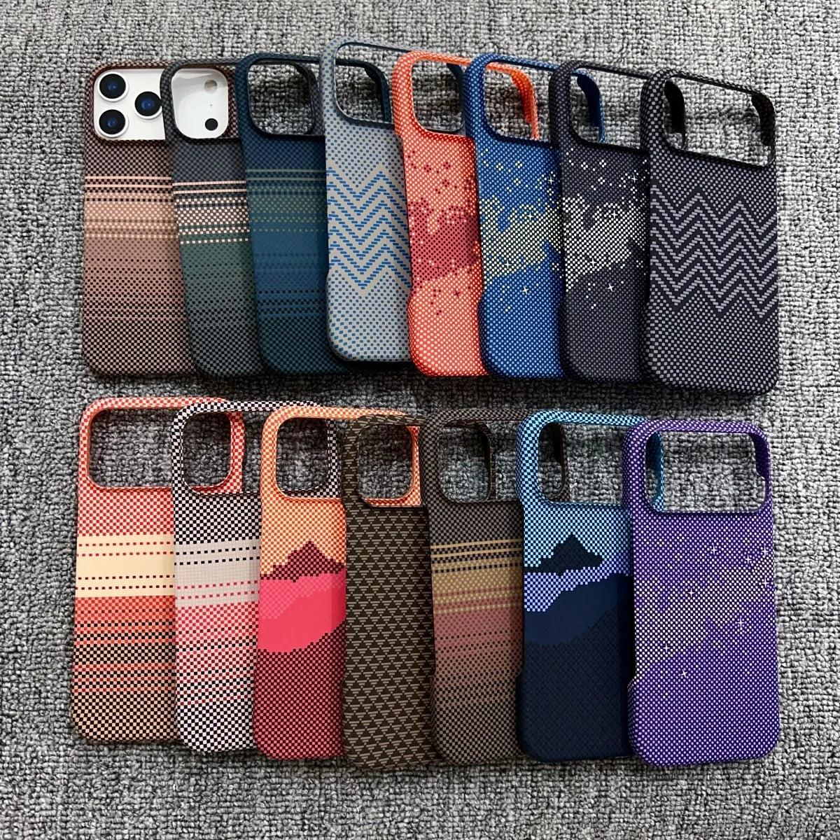 Carbon Fiber Pattern Case